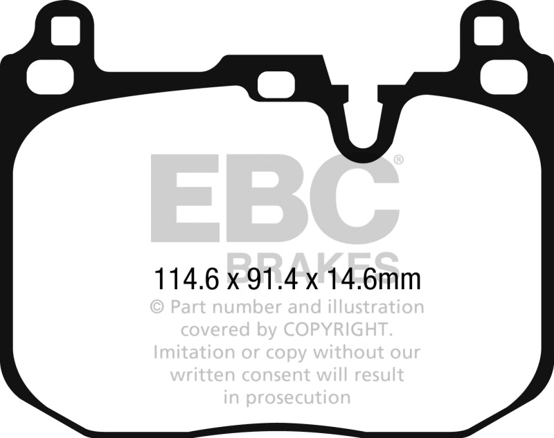 EBC 2015+ Mini Cooper John Cooper Works Redstuff Front Brake Pads - Black Ops Auto Works