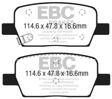 Load image into Gallery viewer, EBC 2016+ Cadillac CT6 2.0L Turbo Yellowstuff Rear Brake Pads - Black Ops Auto Works