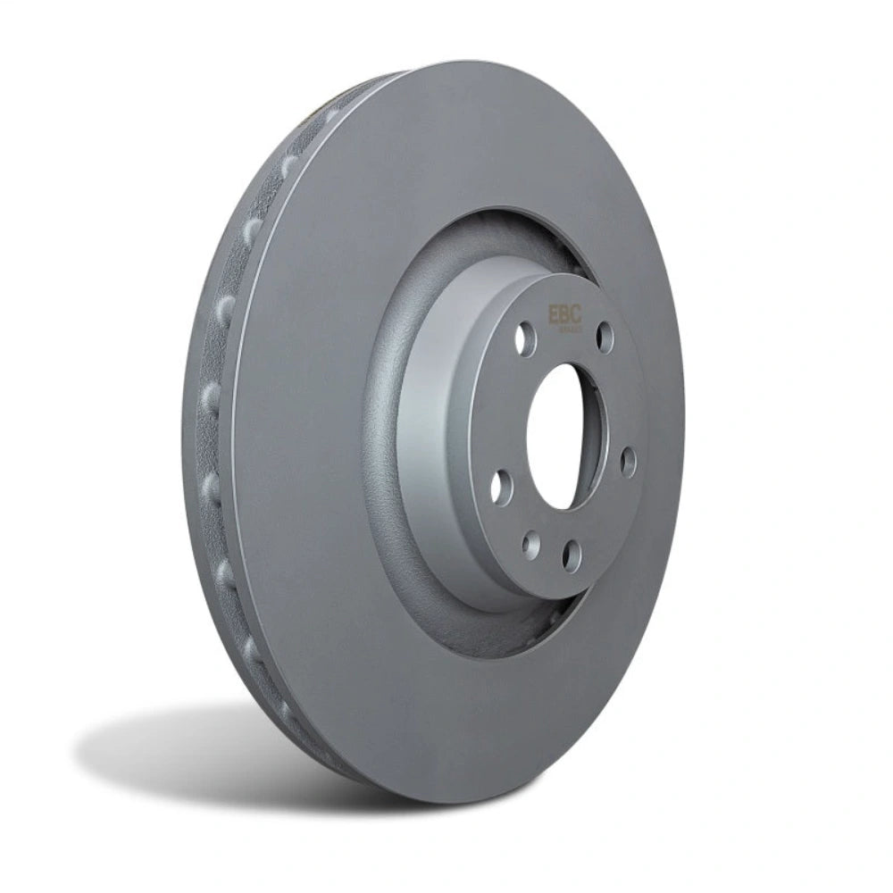 EBC Ultimax 350mm front slotted brake rotors for Jaguar F-Pace with vented design