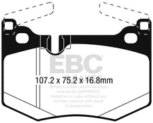 Load image into Gallery viewer, EBC 2016+ Lexus GS-F 5.0L Redstuff Rear Brake Pads - Black Ops Auto Works