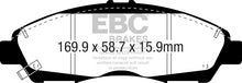 Load image into Gallery viewer, EBC 2017+ GMC Acadia (2nd Gen) 2.5L Yellowstuff Front Brake Pads - Black Ops Auto Works