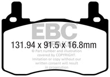 Load image into Gallery viewer, EBC 2019+ Genesis G70 2.0T (Brembo) Yellowstuff Rear Brake Pads - Black Ops Auto Works