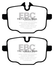 Load image into Gallery viewer, EBC 2021+ BMW M3/M4 3.0TT (G80/G82/G83) Yellowstuff Rear Brake Pads - Black Ops Auto Works