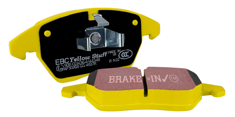 EBC 2022+ Toyota GR Yaris Yellowstuff Rear Brake Pads - Black Ops Auto Works