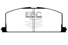 Load image into Gallery viewer, EBC 83-86 Toyota Camry 2.0 Redstuff Front Brake Pads - Black Ops Auto Works