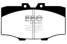 Load image into Gallery viewer, EBC 84-88 Toyota 4 Runner 2.4 Yellowstuff Front Brake Pads - Black Ops Auto Works