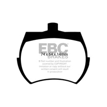 Load image into Gallery viewer, EBC 84-92 Austin Mini 1.0L Yellowstuff Front Brake Pads EBC EBCDP4127R