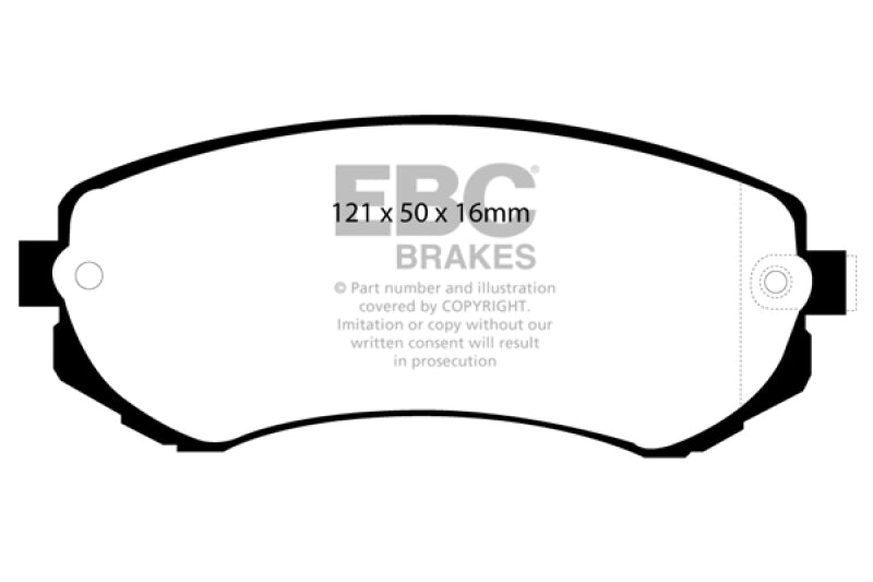 EBC 89-94 Nissan Skyline (R32) 1.8 Greenstuff Front Brake Pads - Black Ops Auto Works