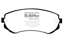 Load image into Gallery viewer, EBC 89-96 Nissan 240SX 2.4 (4 Lug) Ultimax2 Front Brake Pads - Black Ops Auto Works