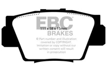 Load image into Gallery viewer, EBC 91-96 Acura NSX 3.0 Yellowstuff Rear Brake Pads - Black Ops Auto Works