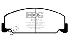 Load image into Gallery viewer, EBC 93-95 Honda Civic Coupe 1.5 DX Redstuff Front Brake Pads - Black Ops Auto Works
