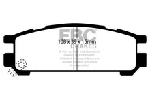 Load image into Gallery viewer, EBC 93-96 Subaru Impreza 1.8 Yellowstuff Rear Brake Pads - Black Ops Auto Works
