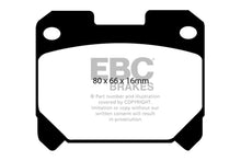 Load image into Gallery viewer, EBC 93-98 Toyota Supra 3.0 Twin Turbo Redstuff Rear Brake Pads - Black Ops Auto Works