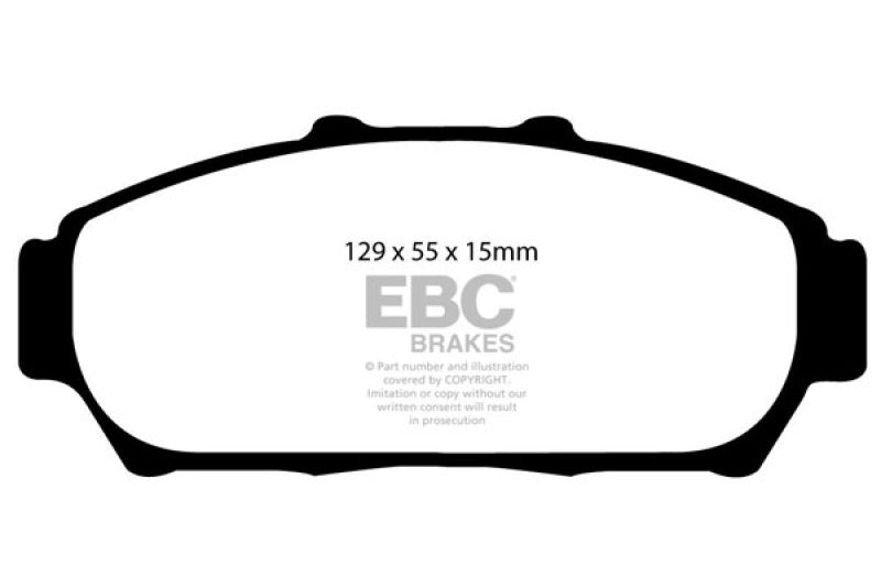 EBC 94-01 Acura Integra 1.8 Ultimax2 Front Brake Pads - Black Ops Auto Works