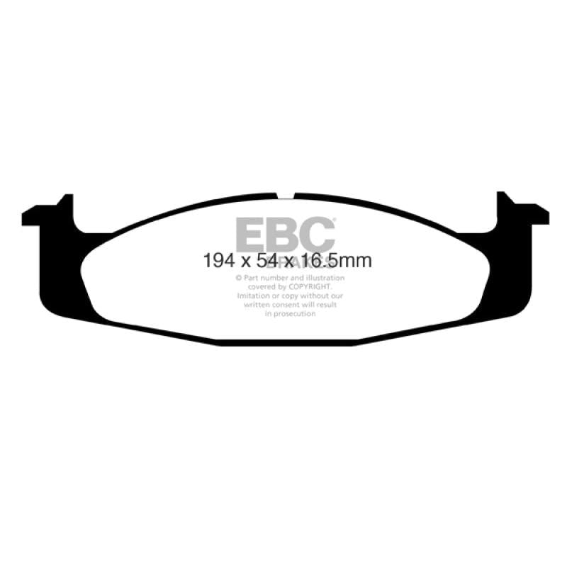 EBC 94-96 Ford Bronco 5.0 Greenstuff Front Brake Pads EBC EBCDP61260