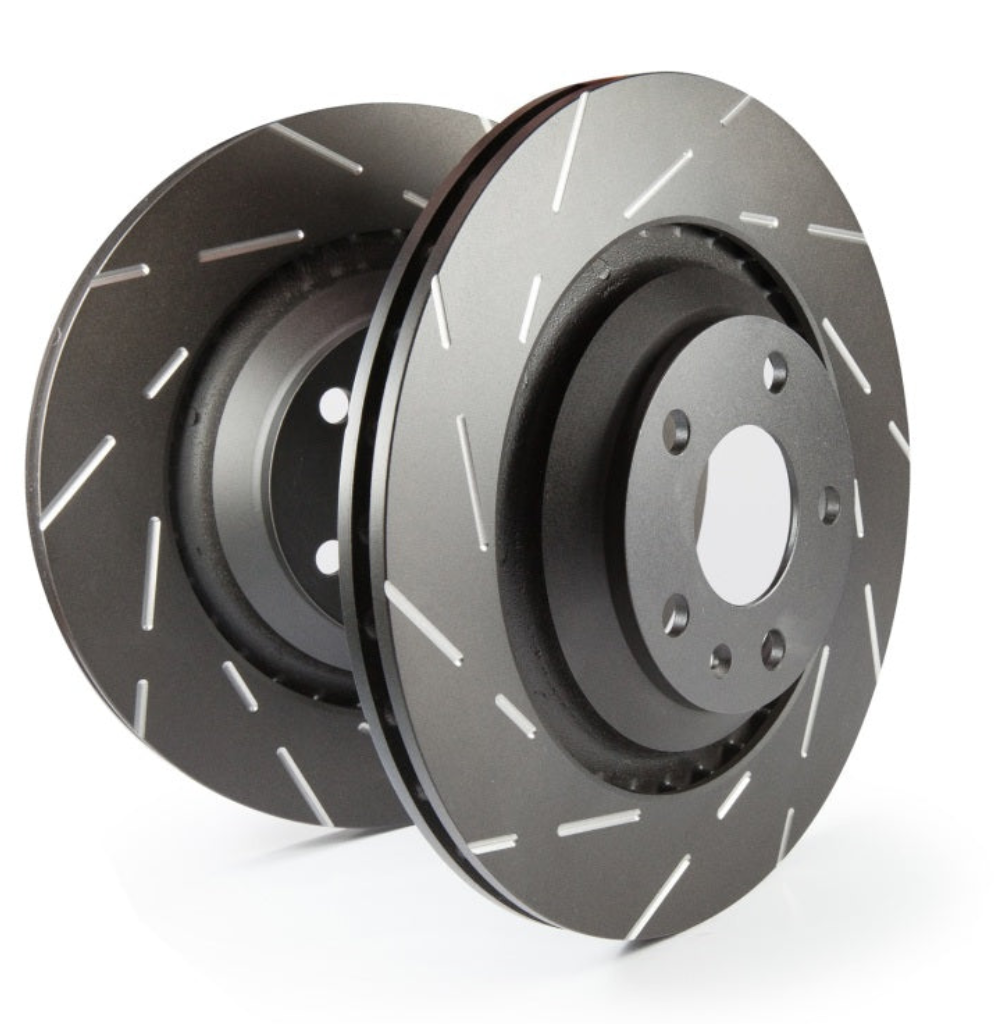EBC 95-00 Lexus LS400 4.0 USR Slotted Front Rotors-Brake Rotors - Slotted-EBC-847943024065-