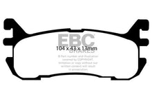 Load image into Gallery viewer, EBC 97-02 Ford Escort 2.0 Redstuff Rear Brake Pads - Black Ops Auto Works