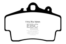 Load image into Gallery viewer, EBC 97-99 Porsche Boxster (Cast Iron Rotors only) 2.5 Redstuff Front Brake Pads - Black Ops Auto Works