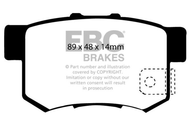 EBC 97 Acura CL 2.2 Ultimax2 Rear Brake Pads - Black Ops Auto Works
