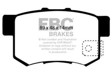 Load image into Gallery viewer, EBC 97 Acura CL 2.2 Ultimax2 Rear Brake Pads - Black Ops Auto Works