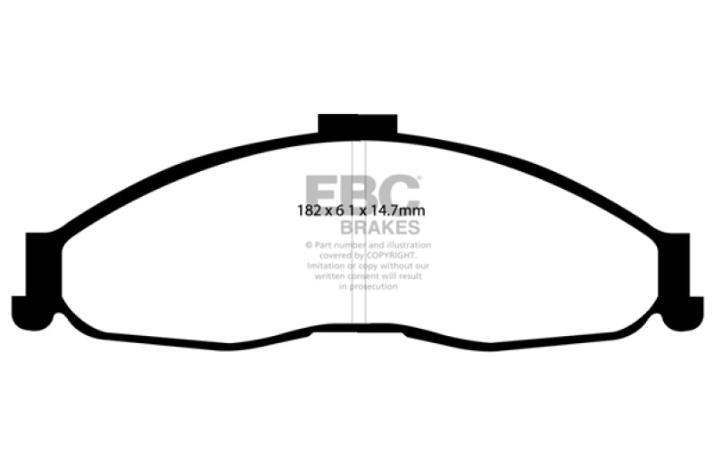EBC 98-02 Chevrolet Camaro (4th Gen) 3.8 Redstuff Front Brake Pads - Black Ops Auto Works