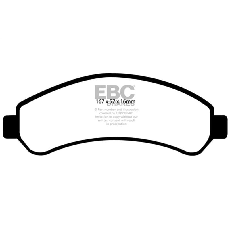 EBC 98-05 Chevrolet Blazer 4.3 2WD Greenstuff Front Brake Pads EBC EBCDP61256