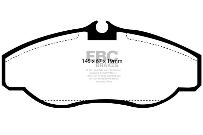 EBC 99-03 Land Rover Discovery (Series 2) 4.0 Greenstuff Front Brake Pads - Black Ops Auto Works