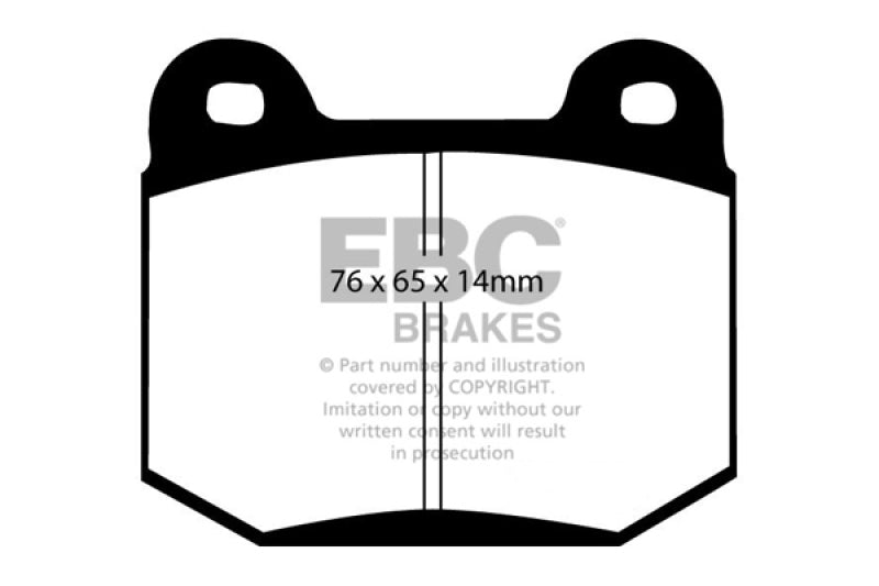 EBC 99-03 Mitsubishi Lancer Evolution 2.0 Turbo Bluestuff Rear Brake Pads - Black Ops Auto Works