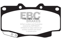 Load image into Gallery viewer, EBC 99-04 Toyota Tacoma 4WD 2.7 Yellowstuff Front Brake Pads - Black Ops Auto Works