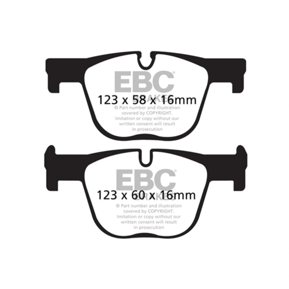 EBC brake Ultimax2 brake Pads BMW 3,4 Series - EBC UD1610