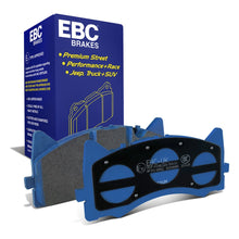 Load image into Gallery viewer, EBC DP52298NDX front brake pad shape and 206 x 87 x 15.3 mm dimensions