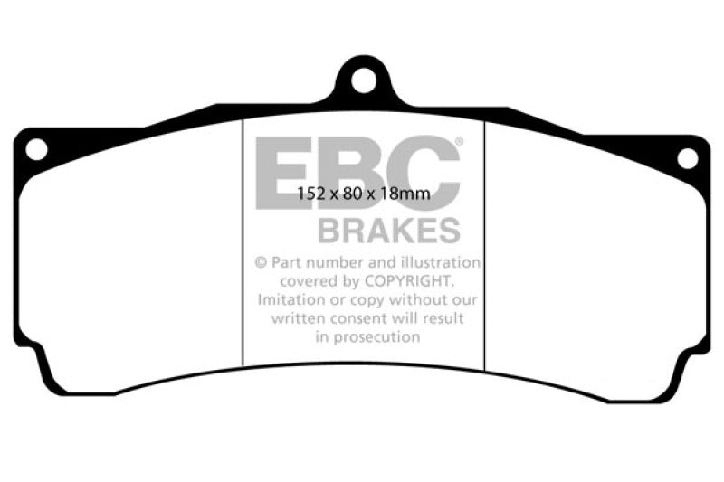 EBC Brakes Yellowstuff Performance Brake Pads - Black Ops Auto Works