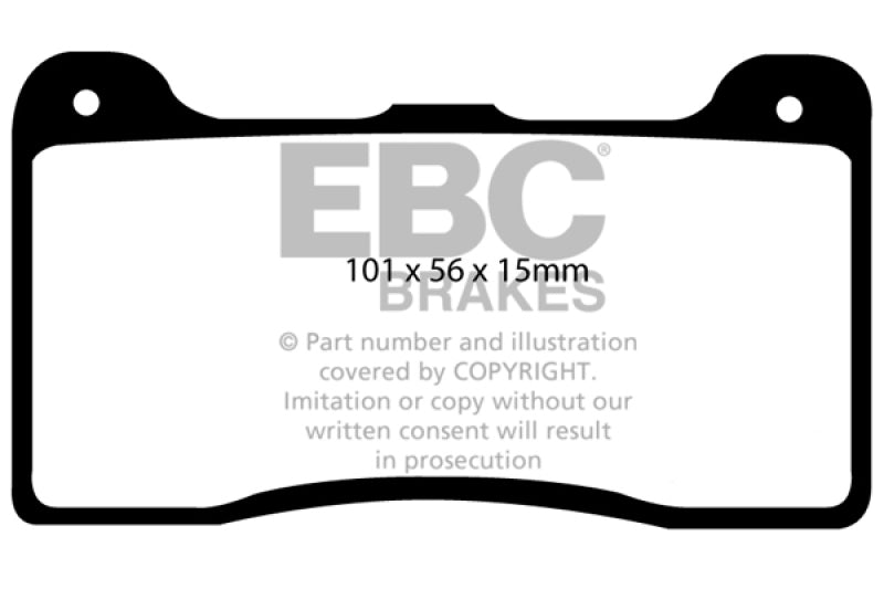 EBC Brakes Yellowstuff Performance Brake Pads - Black Ops Auto Works