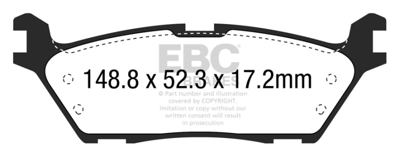 EBC Brakes Yellowstuff Performance Brake Pads - Black Ops Auto Works