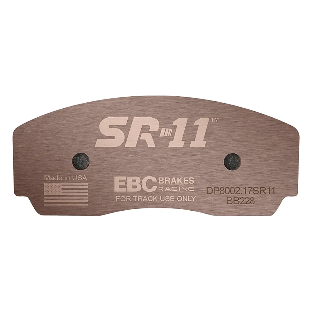EBC SR-11 Sintered Racing Brake Pads for AP CP2279D50 and Apollo-4 D50 Calipers, product view 2