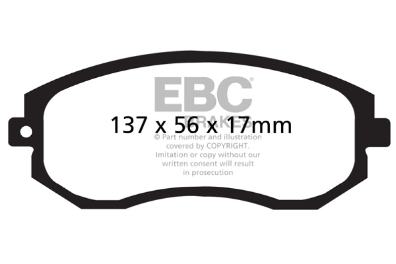 EBC 12+ Scion FR-S 2 Greenstuff Front Brake Pads - EBC DP21884