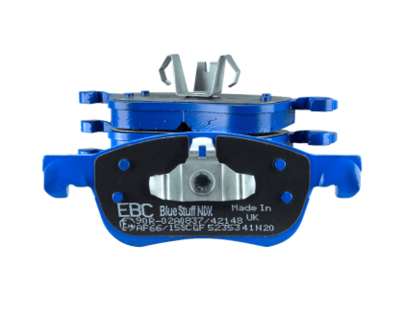 EBC 10-19 Ford Fiesta 1.6L Bluestuff Front Brake Pads - EBC DP52002NDX