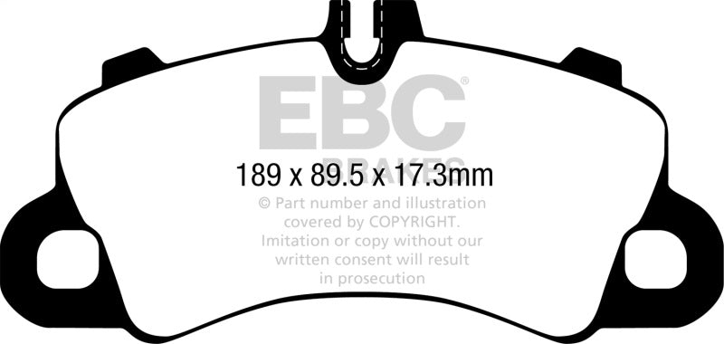 EBC 2018+ Porsche Cayenne (3rd Gen) 3.0L Turbo Bluestuff Front Brake Pads - EBC DP52379NDX