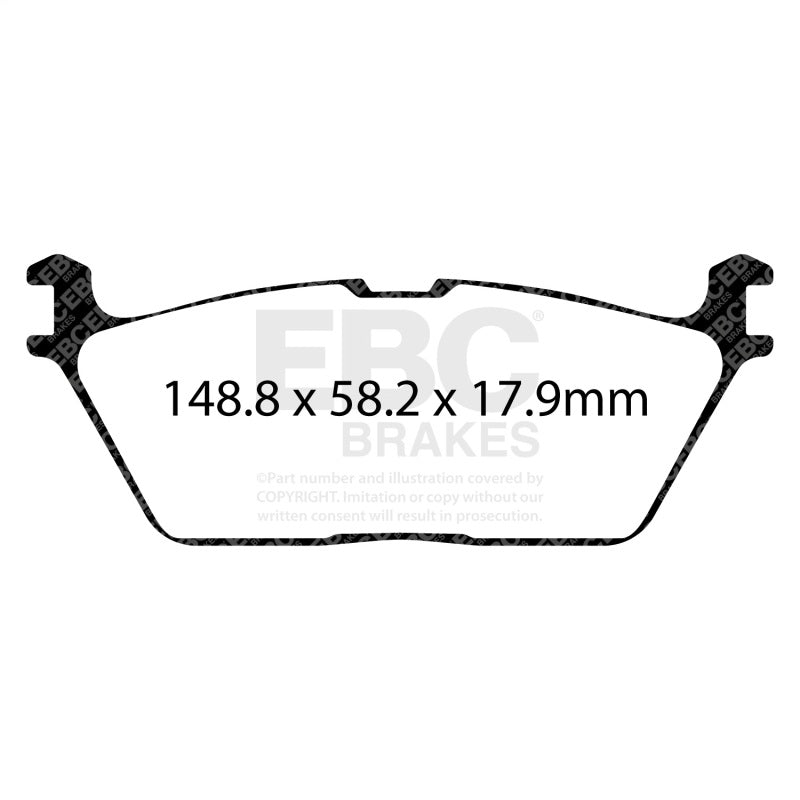 EBC 2019+ Ram 1500 (DT) Bluestuff Rear Brake Pads - EBC DP53095NDX