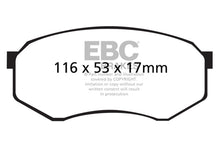 Load image into Gallery viewer, EBC 92-93 Toyota Pick-Up Extra Cab Greenstuff Front Brake Pads - EBC DP61317