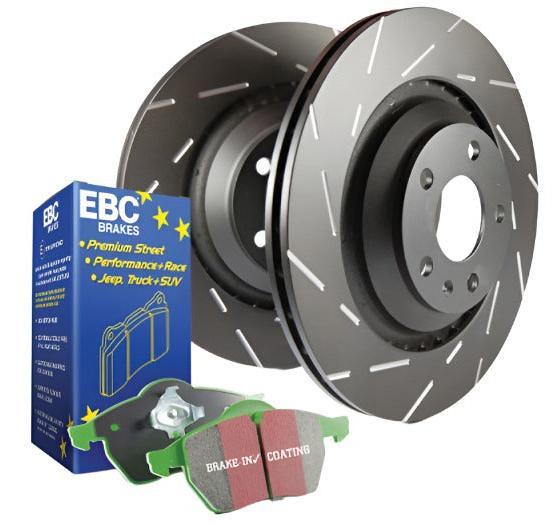 EBC S2 Kits Greenstuff Pads and USR Rotors - EBC S2KF1963