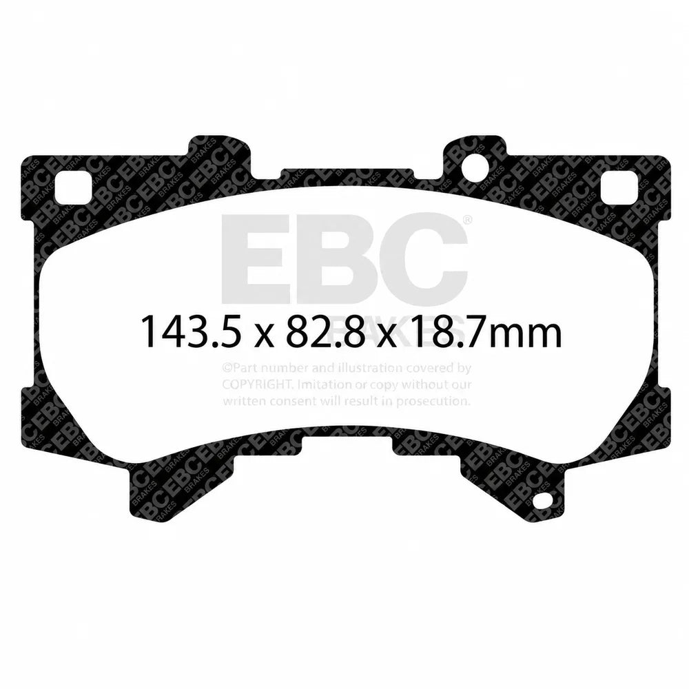EBC ED92460 Front Brake Pads Lexus LX600 2022-2026