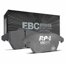 Load image into Gallery viewer, EBC Racing RP-1 brake pad set with retail packaging box