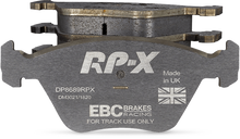 Load image into Gallery viewer, EBC Racing 13-14 Audi RS7 4.0L Twin Turbo (Cast Iron Rotors w/Round Weights) RP-X Front Brake Pads - Black Ops Auto Works
