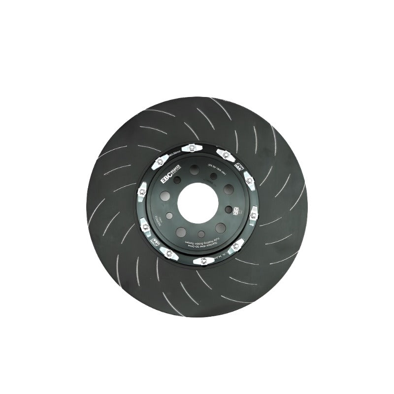EBC Racing 2016+ Dodge Charger SRT Hellcat 6.2 Supercharged SG Series One Piece Rear Rotor Set - Black Ops Auto Works