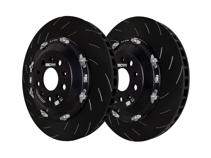 EBC Racing 2020+ Chevrolet Corvette Stingray C8 6.2L 2 Piece SG Racing Rear Rotors - Black Ops Auto Works