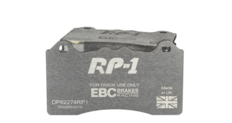 EBC Racing 2021+ BMW M3/M4 / 2023+ BMW M2 (G80/G82/G87) w/Cast Iron Rotor RP-1 Race Front Brake Pads - Black Ops Auto Works