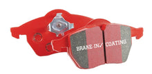 Load image into Gallery viewer, Close-up of EBC Redstuff pad compound and shims