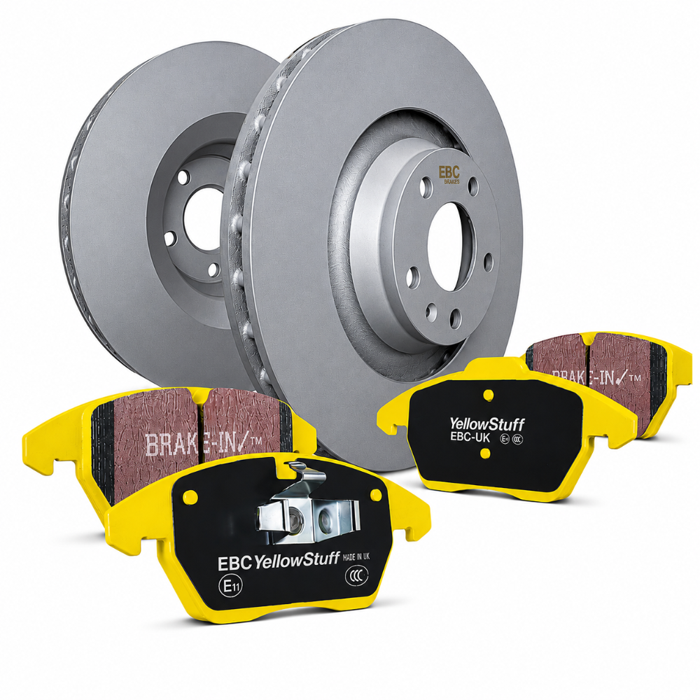 EBC S13 front brake pad and rotor kit for Jaguar F-Pace and Range Rover Velar