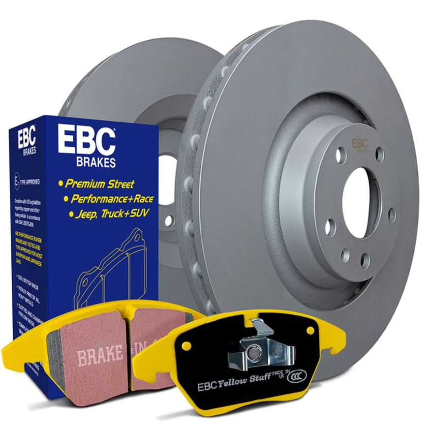 EBC S13 Yellowstuff brake pad and rotor kit for BMW street performance braking upgrade